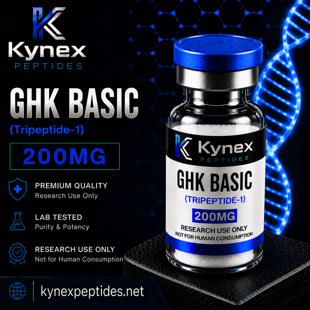 GHK Basic (Tripeptide-1) (200mg)